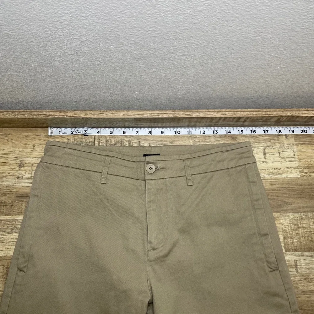 Rapha Mens Original Fit Cotton Trousers Tan Khaki Cycling Commuter 30W 34L